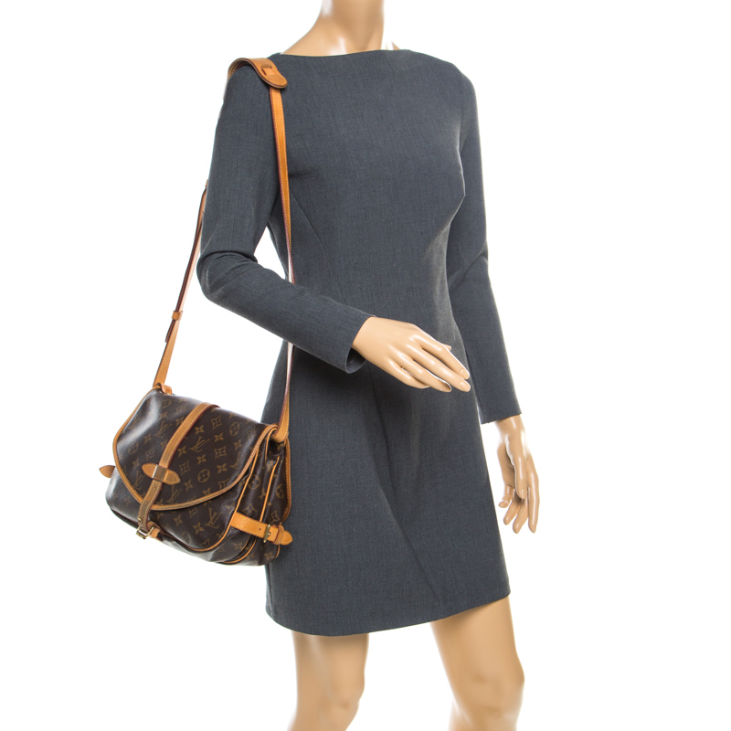 

Louis Vuitton Monogram Canvas Saumur 30 Bag, Brown