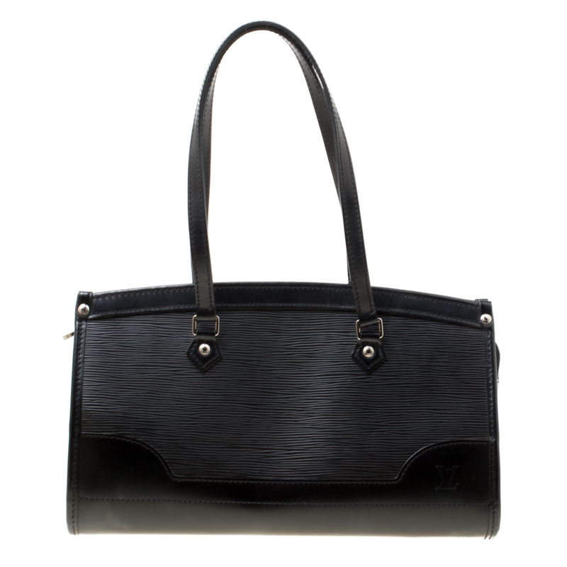 Louis Vuitton Black Epi Leather Madeleine PM Bag