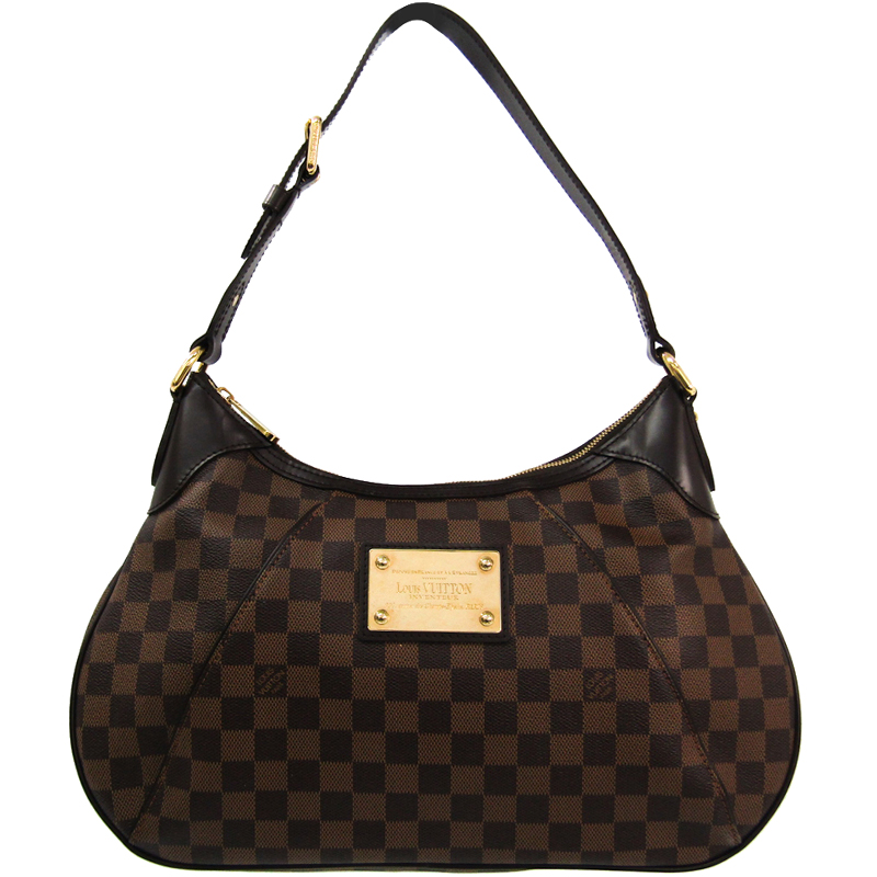 Pre Owned Louis Vuitton Damier Ebene Canvas Thames GM Bag