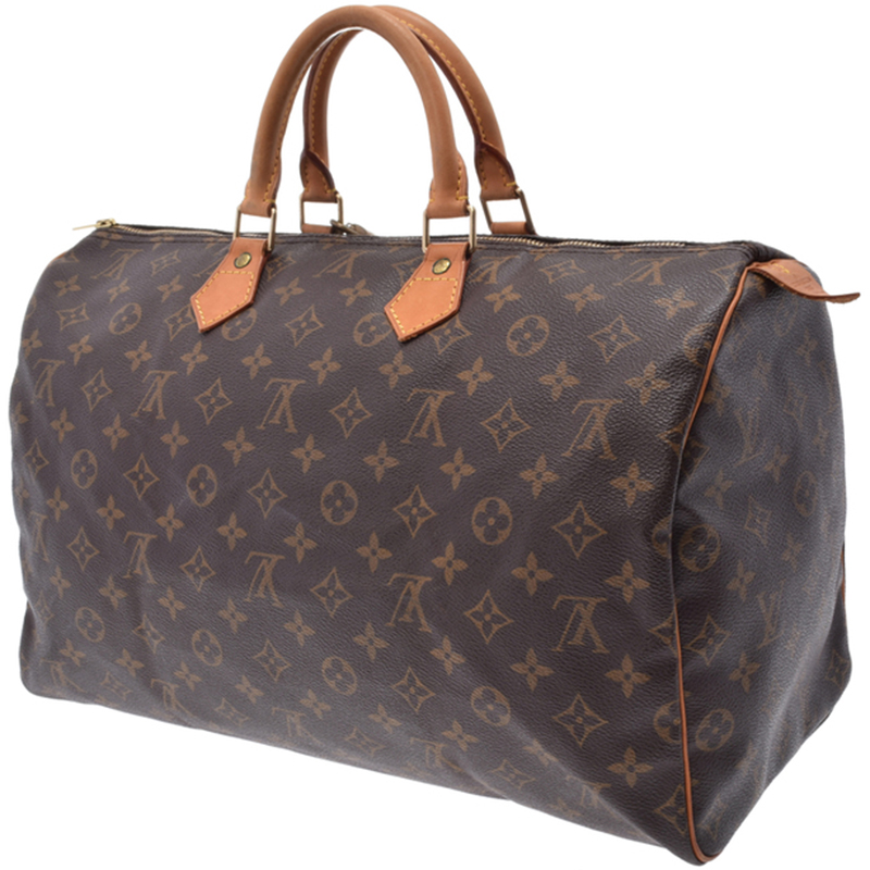 

Louis Vuitton Monogram Canvas Speedy 40 Bag, Brown