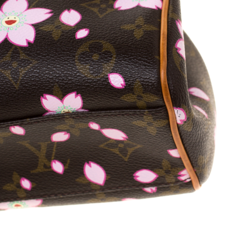 Authentic LOUIS VUITTON Monogram Cherry Blossom Sac Retro PM M92013 Bag  #260