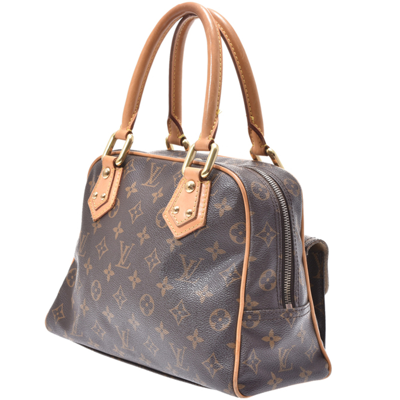 

Louis Vuitton Monogram Canvas Manhattan PM Bag, Brown