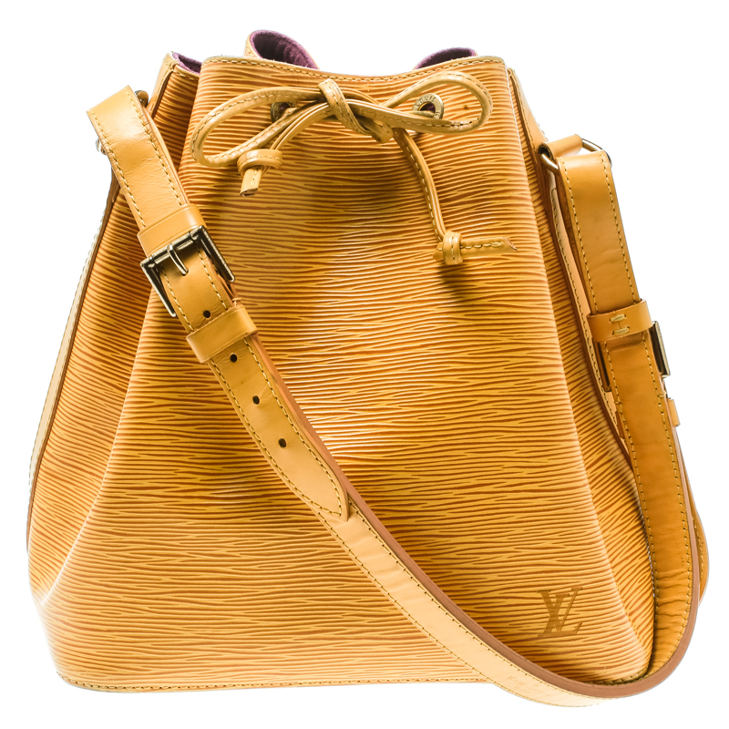 Louis Vuitton Tassil Yellow Epi Leather Petit Noe Bag Louis Vuitton | TLC
