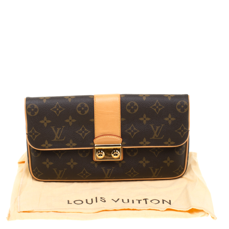 Louis Vuitton Gold Lambskin Leather Sofia Coppola Slim Clutch Bag - Yoogi's  Closet