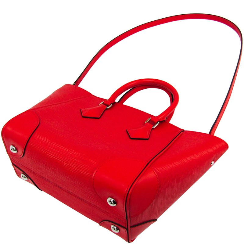 

Louis Vuitton Coquelicot Epi Leather Phenix PM Bag, Red