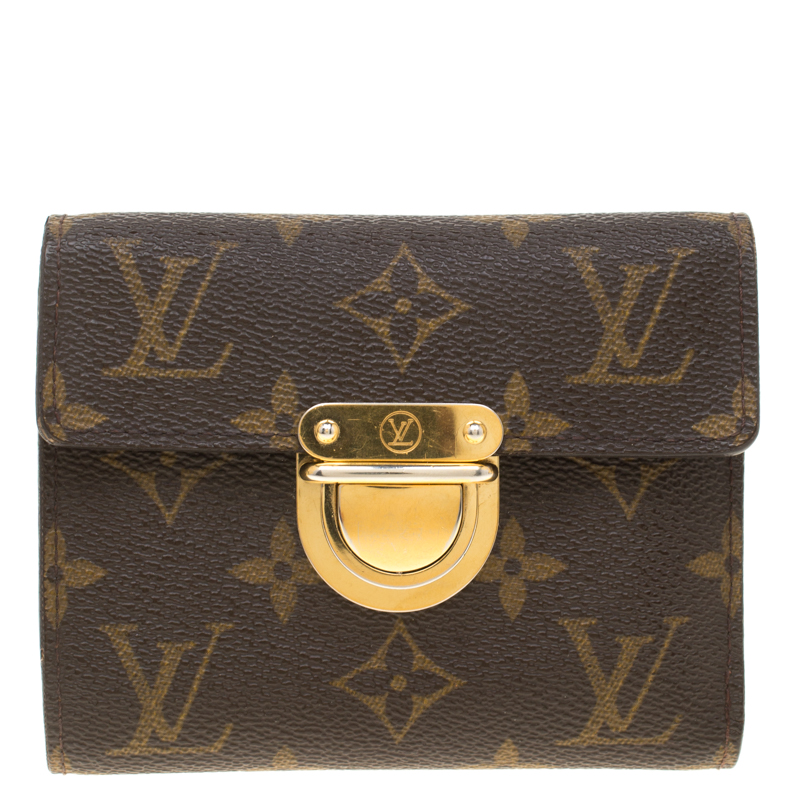 Louis Vuitton Brown Monogram Canvas Joey Wallet