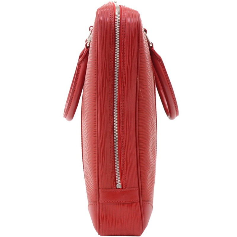 

Louis Vuitton Red Epi Leather Vivienne MM Bag