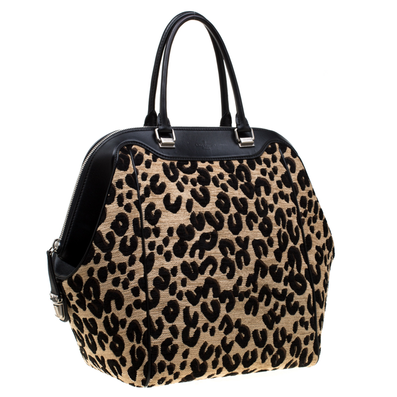 Louis Vuitton Stephen Sprouse Tan And Black Leopard Chenille And