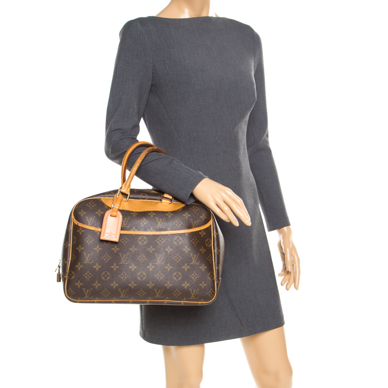 

Louis Vuitton Monogram Canvas Deauville Bag, Brown