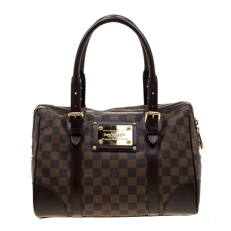 Pre Owned Louis Vuitton Damier Ebene Canvas Berkeley Bag