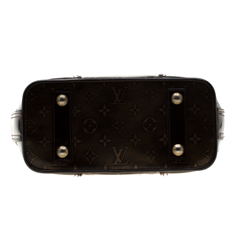 Louis Vuitton Bronze/Dark Brown Monogram Embossed Leather Limited