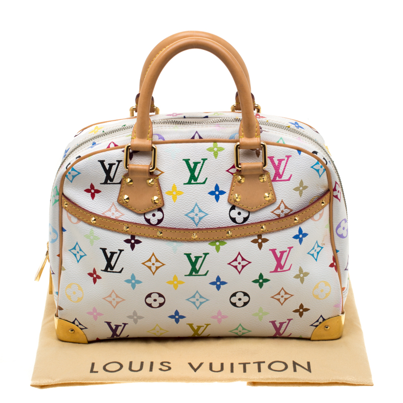 Louis Vuitton Trouville in white multicolor monogram - $1,100