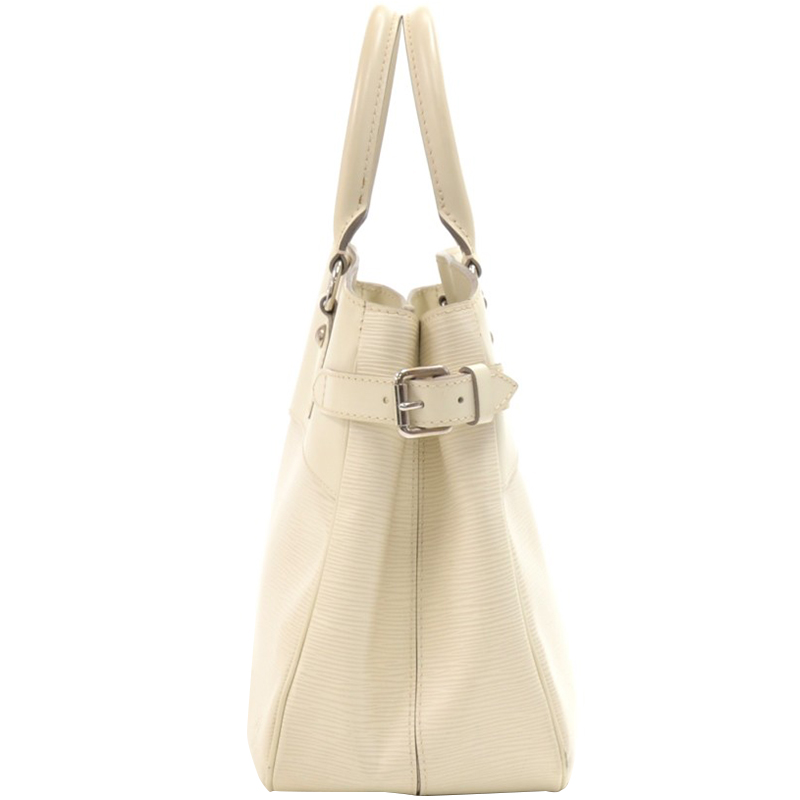 

Louis Vuitton Ivorie Epi Leather Passy PM Bag, Cream