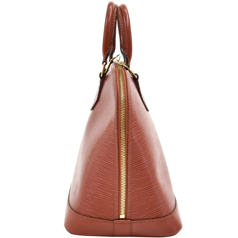 

Louis Vuitton Kenyan Fawn Epi Leather Alma PM Bag, Brown