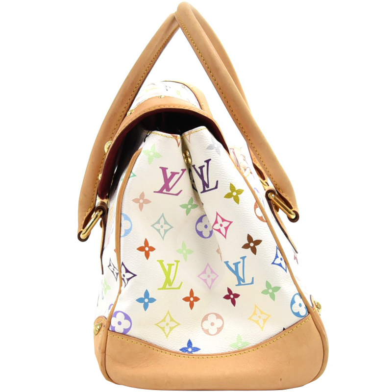 

Louis Vuitton White Monogram Multicolore Beverly GM Bag, Multicolor