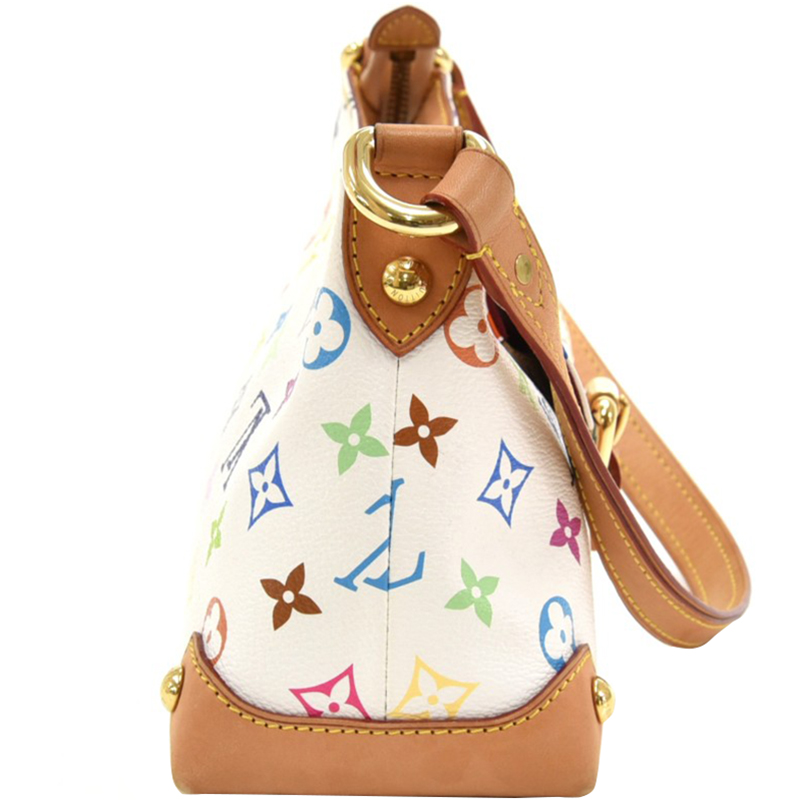 

Louis Vuitton White Monogram Multicolore Eliza Bag, Multicolor