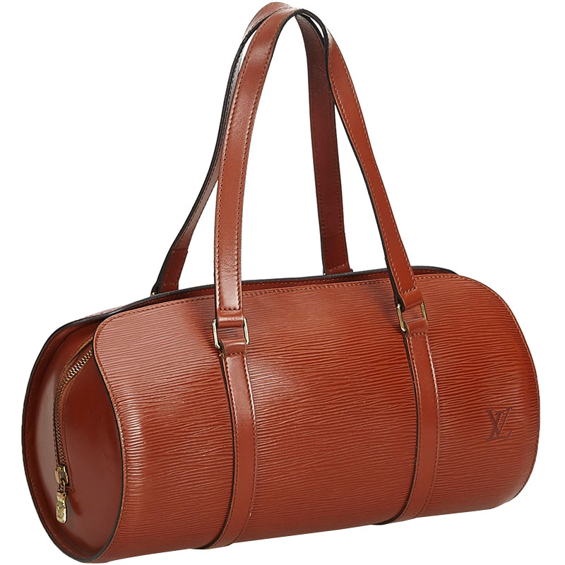 

Louis Vuitton Brown Epi Leather Soufflot Bag