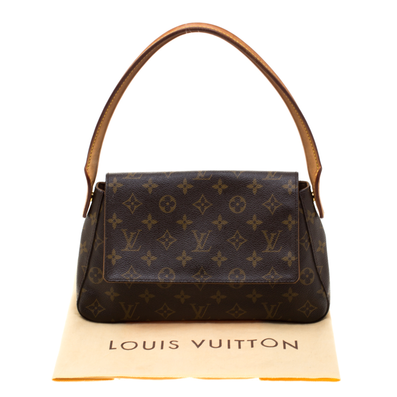 Loop cloth handbag Louis Vuitton Brown in Cloth - 38041675