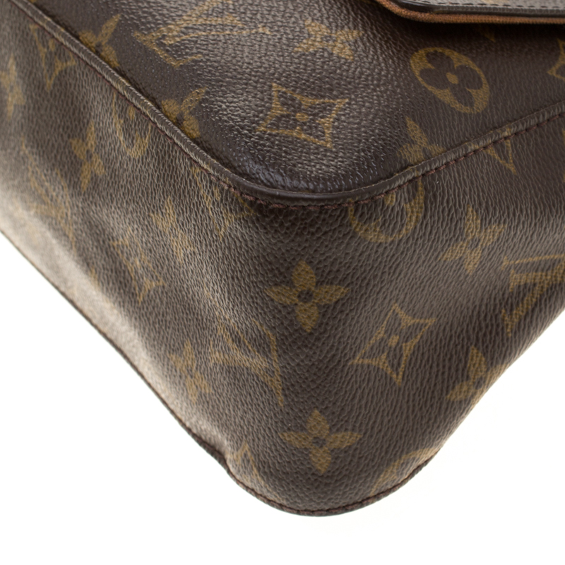 Loop cloth handbag Louis Vuitton Brown in Cloth - 38041675