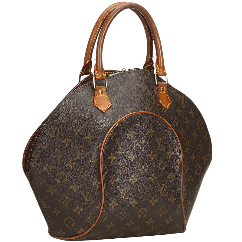 

Louis Vuitton Monogram Canvas Ellipse MM Bag, Brown