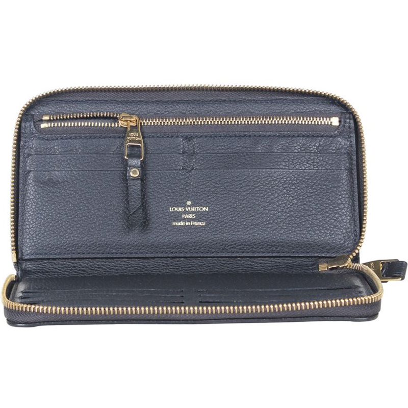 

Louis Vuitton Monogram Canvas Empreinte Wallet, Black