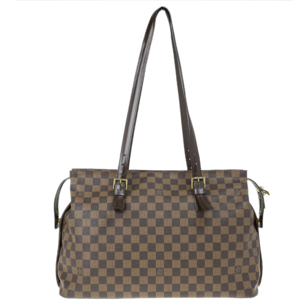 Pre Owned حقيبة لوي فيتون كانفاس داميير أيبين تشيلسي