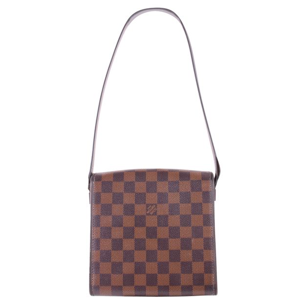 Pre-owned Louis Vuitton Damier Ebene Canvas Box Shoulder Bag In Brown