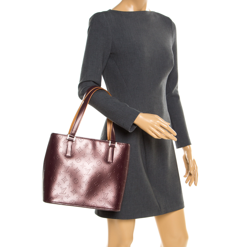 

Louis Vuitton Purple Monogram Mat Leather Houston Bag