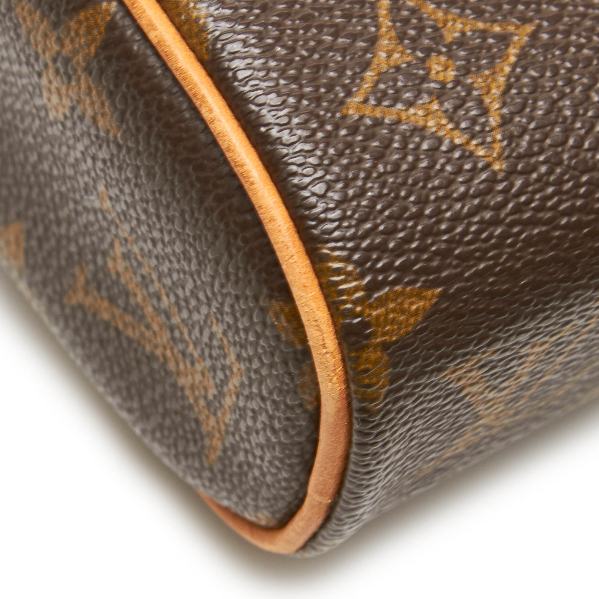 Sonatine cloth handbag Louis Vuitton Brown in Cloth - 20805396