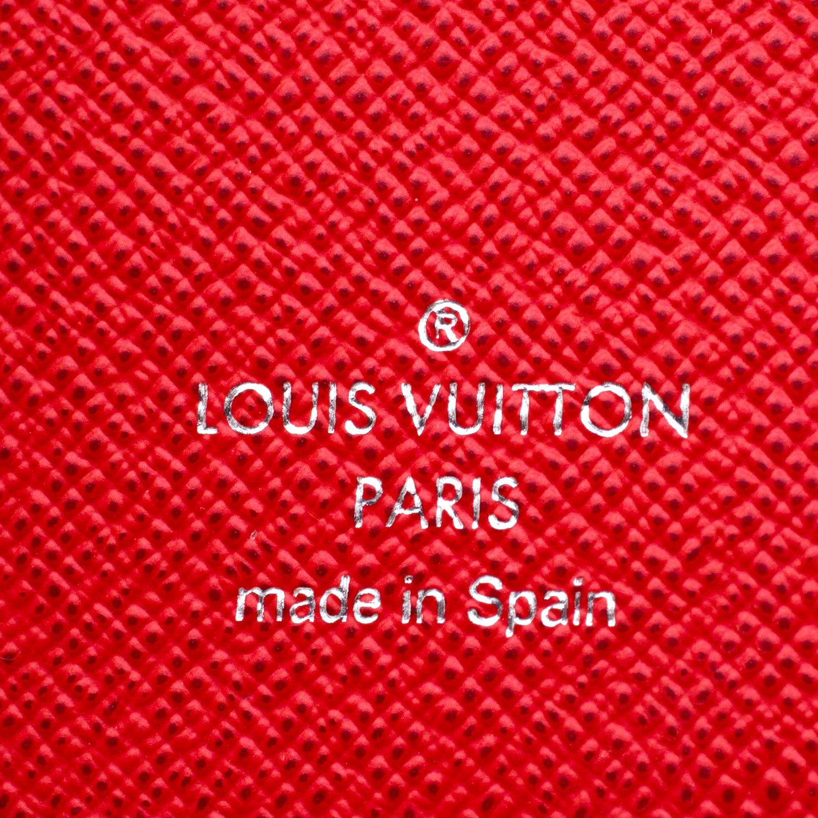 Louis Vuitton Red Epi Leather X Supreme Slender Wallet Louis