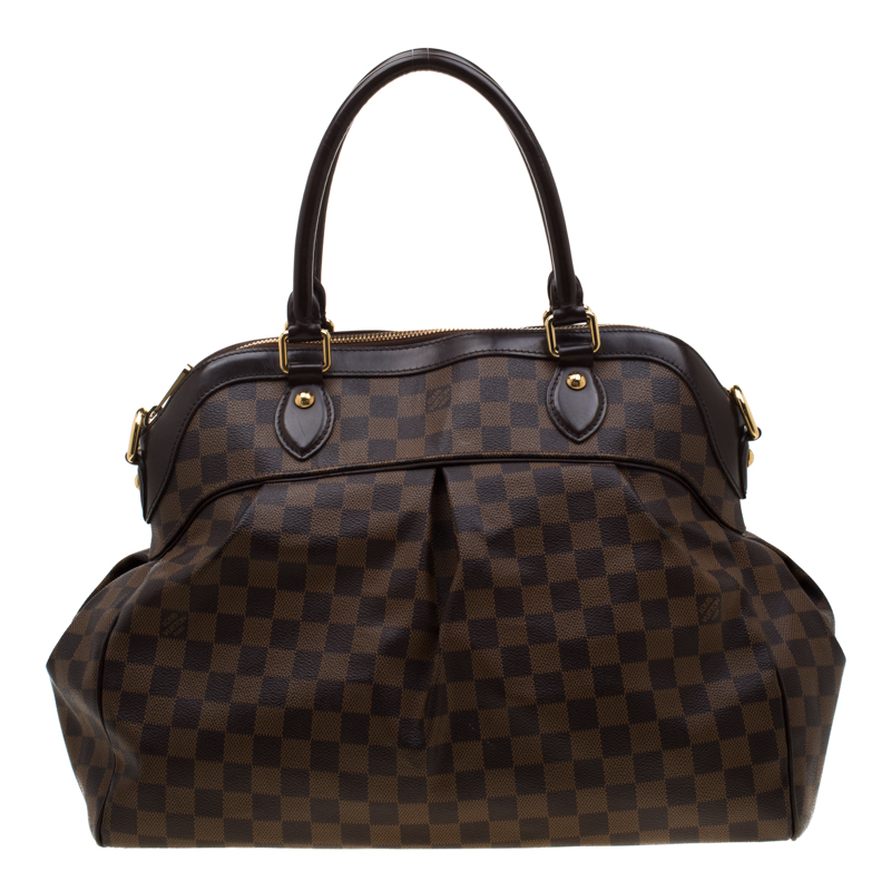 Pre Owned Louis Vuitton Damier Ebene Canvas Trevi GM Bag