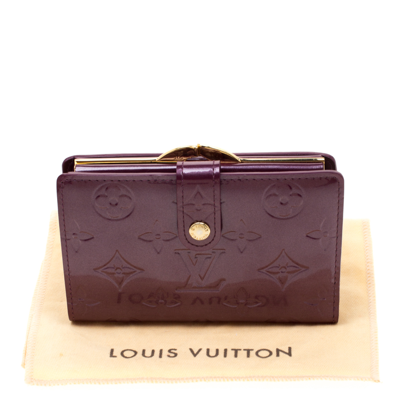 Louis Vuitton Violette Monogram Vernis Leather French Purse Wallet Louis Vuitton | TLC