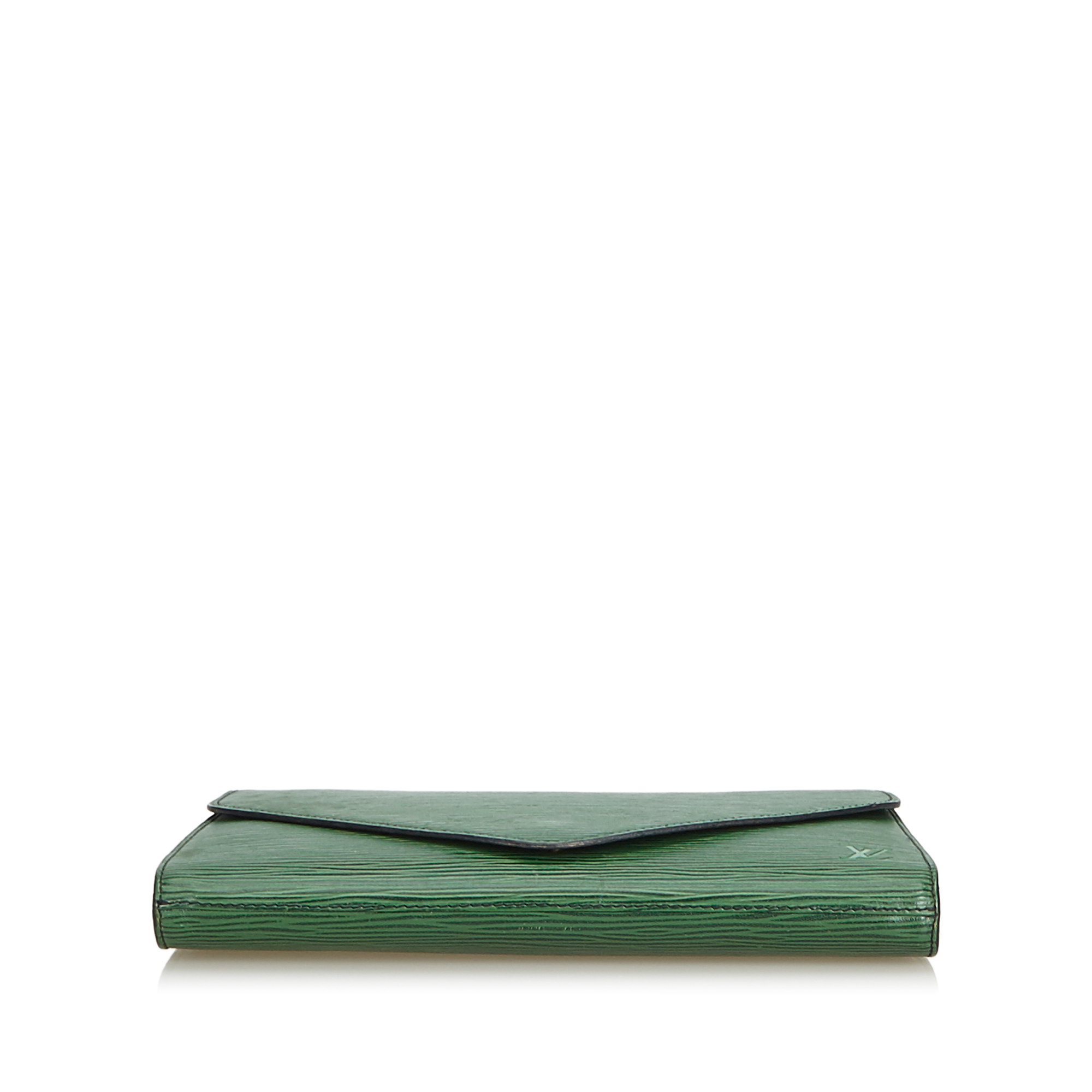 Kourad leather clutch bag Louis Vuitton Green in Leather - 29514013