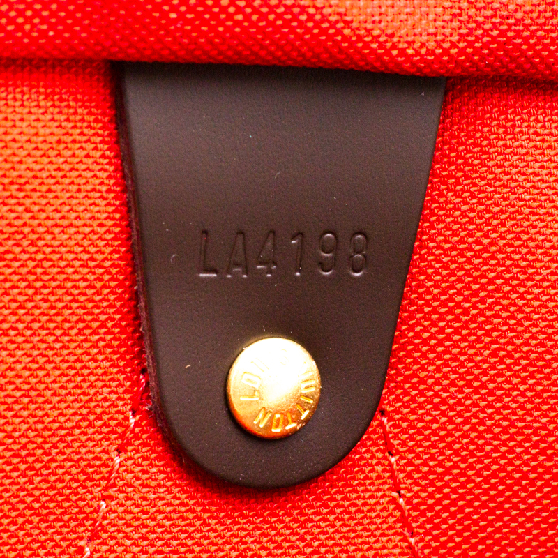 Used Louis Vuitton Speedy Bandouliere 30 Damier Ebene Brw/Pvc/Brw Bag