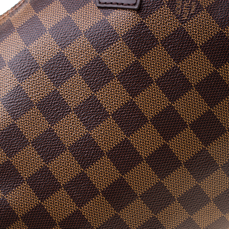 Speedy bandoulière handbag Louis Vuitton Black in Denim - Jeans - 28189733