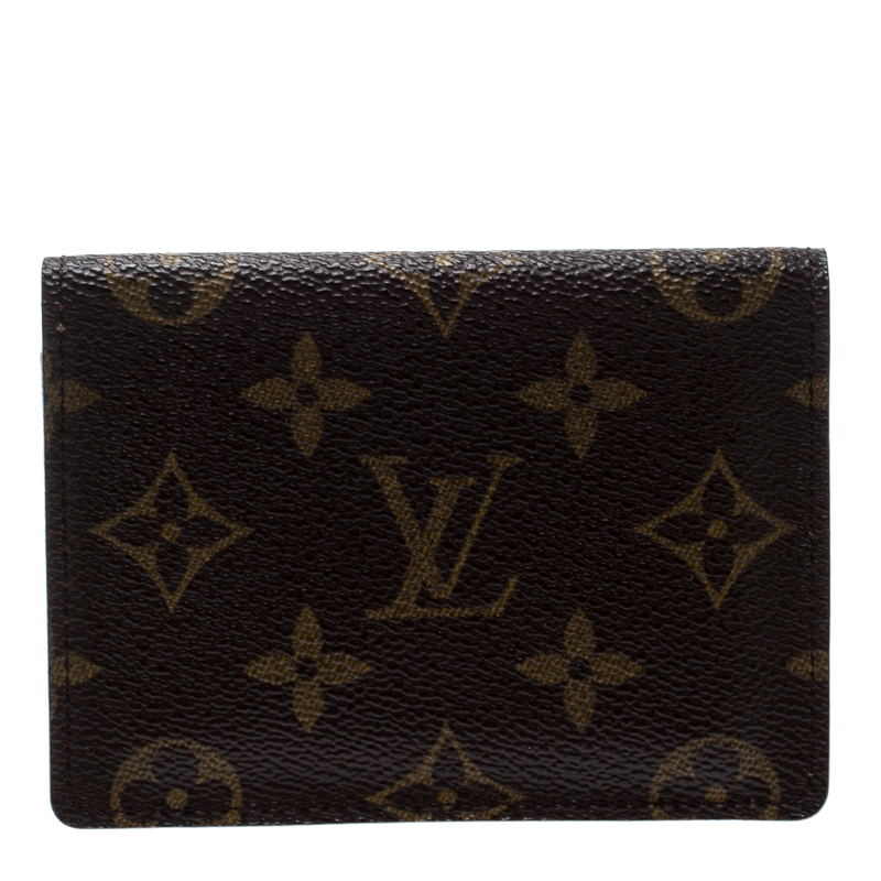Louis Vuitton Monogram Canvas Bifold Pass Card Case