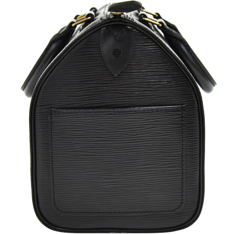 

Louis Vuitton Noir Epi Leather Speedy 25 Bag, Black