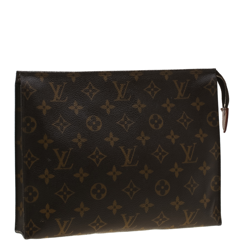 Louis Vuitton Toiletry Pouch 26 Monogram Giant Khaki in Coated Canvas with  Gold-tone - US