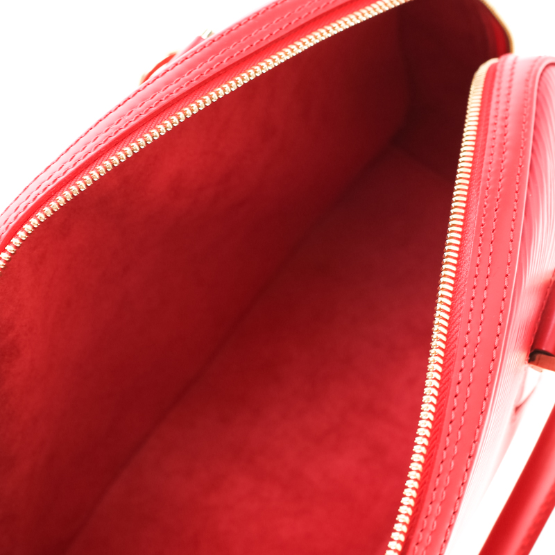 Louis Vuitton Jasmin Red Epi Bag Leather ref.269752 - Joli Closet