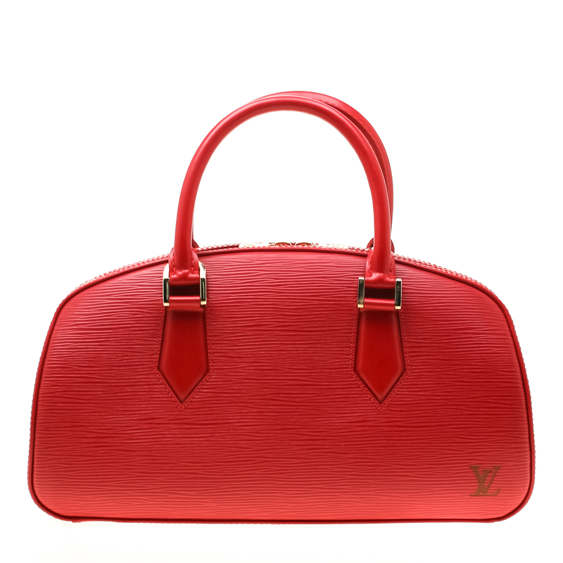 LOUIS VUITTON red epi leather JASMIN bag - VALOIS VINTAGE PARIS