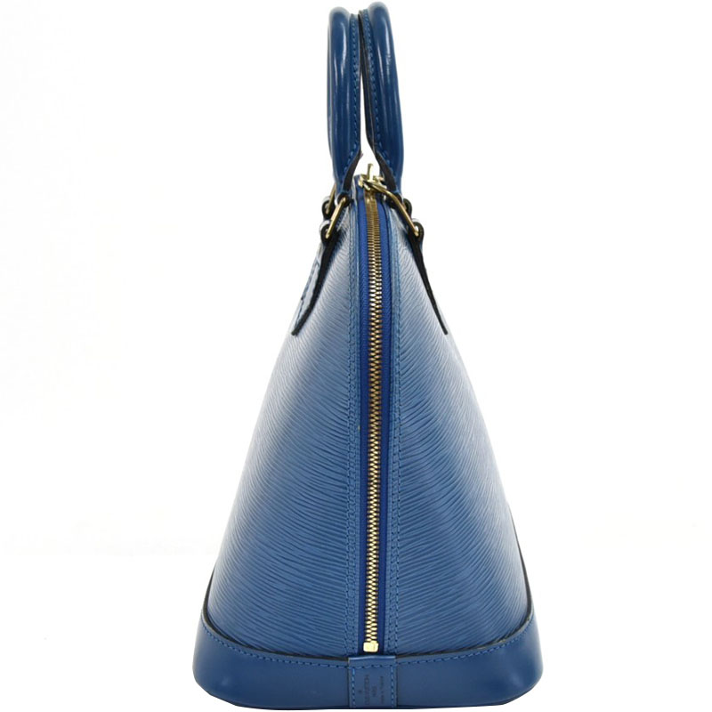 Louis Vuitton Alma Blue Epi Leather Shoulder Bag
