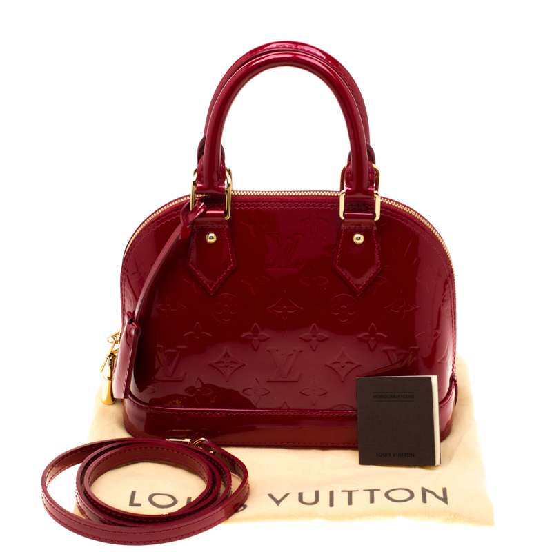 LOUIS VUITTON Vernis Alma BB Pomme D'Amour 1279289