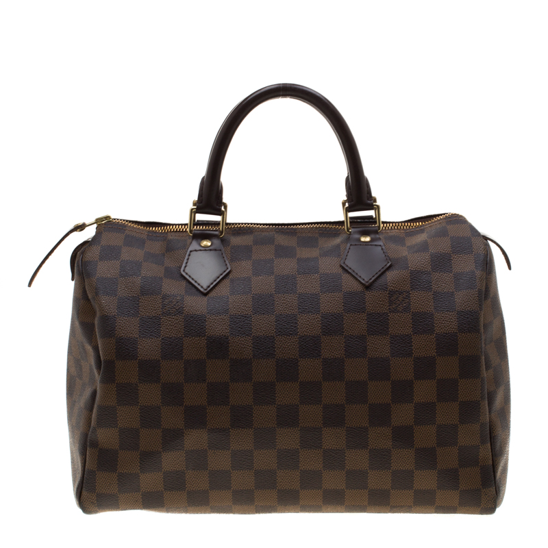 Pre Owned Louis Vuitton Damier Ebene Canvas Speedy 30