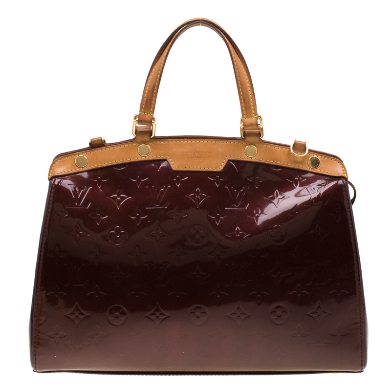مملوكة مسبقًا حقيبة لوي فيتون بيريه فيرنيه مونوغرامي بنية داكنة MM