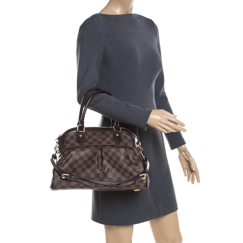 

Louis Vuitton Damier Ebene Canvas Trevi PM Bag, Brown