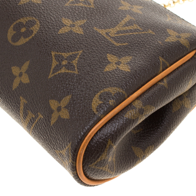 Louis Vuitton POCHETTE EVA Brown Cloth ref.161568 - Joli Closet