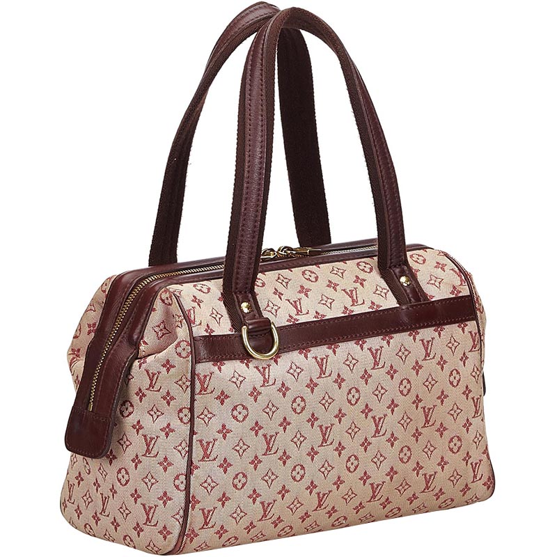 

Louis Vuitton Red Monogram Mini Lin Josephine Shoulder PM Bag