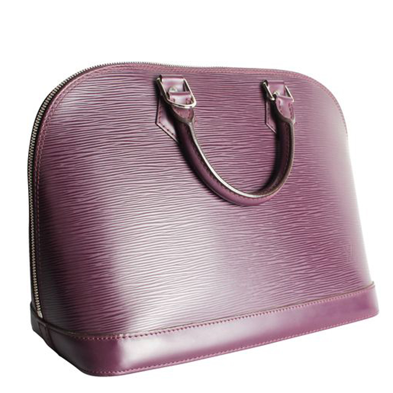 

Louis Vuitton Purple Epi Leather Alma PM Bag