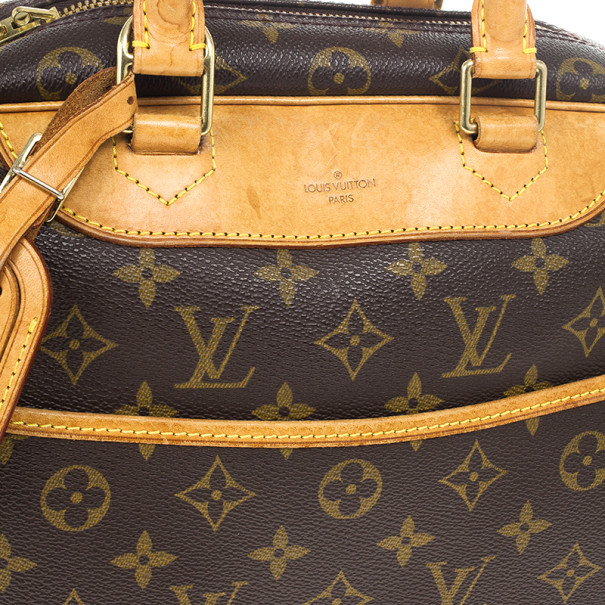 Louis Vuitton Brown Monogram Deauville Boston Bag – The Closet