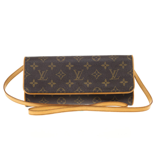 Pre Owned Louis Vuitton Pochette Monogram Twin GM Shoulder Bag